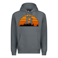 Rock bitcoin new orleans retro sunset Premium Hoodie - Jasminsmagicworld
