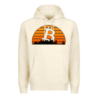 Sandshell bitcoin new orleans retro sunset Premium Hoodie - Jasminsmagicworld