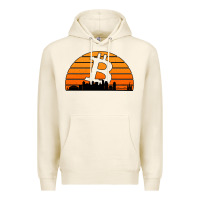 Tofu bitcoin new orleans retro sunset Premium Hoodie - Jasminsmagicworld