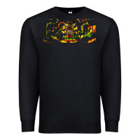 Black juneteenth afro messy bun libbey glass Premium Sweatshirt - HRA Design Shop