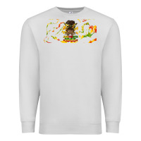 Dove Grey juneteenth afro messy bun libbey glass Premium Sweatshirt - HRA Design Shop