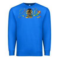 True Royal juneteenth afro messy bun libbey glass Premium Sweatshirt - HRA Design Shop
