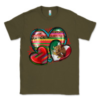 Army Green mexican hearts Classic Tee - Zillion Design Studio