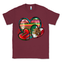 Burgundy mexican hearts Classic Tee - Zillion Design Studio