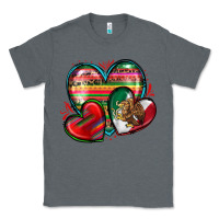 Charcoal Heather mexican hearts Classic Tee - Zillion Design Studio
