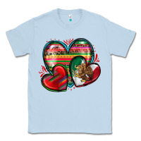Dusty Blue mexican hearts Classic Tee - Zillion Design Studio