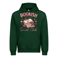 Forest Green bookish lover social club Urban Hoodie - MaliasSmallBusiness