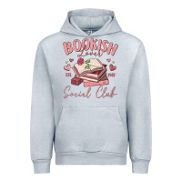 Heather Grey bookish lover social club Urban Hoodie - MaliasSmallBusiness