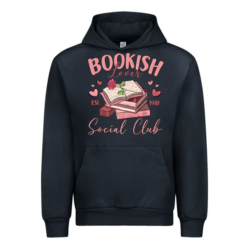 Bookish Lover Social Club Urban Hoodie by MaliasSmallBusiness | Teevron