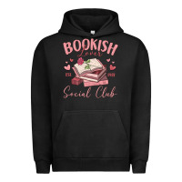 Pigment Black bookish lover social club Urban Hoodie - MaliasSmallBusiness