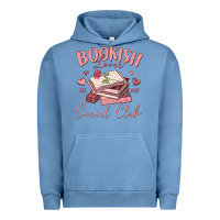 Pigment Pebble Blue bookish lover social club Urban Hoodie - MaliasSmallBusiness