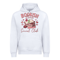 White bookish lover social club Urban Hoodie - MaliasSmallBusiness