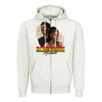 Oatmeal Heather afro black love matters Zipper Hoodie - texasbilliewilder