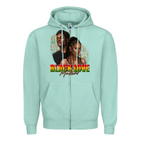 Seafoam afro black love matters Zipper Hoodie - texasbilliewilder