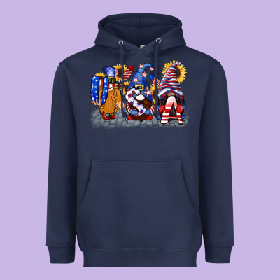 Usa 4th Of July Gnomes  4th Of July Heavyweight Hoodie Designed By Cowgirlartshop