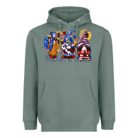 Sage USA 4th of July gnomes  4th of july Heavyweight Hoodie - CowGirlArtShop