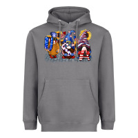 Storm USA 4th of July gnomes  4th of july Heavyweight Hoodie - CowGirlArtShop