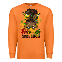 Carrot free ish since 1865 afro messy bun Premium Sweatshirt - HRA Design Shop