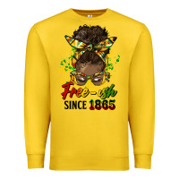 Lemon free ish since 1865 afro messy bun Premium Sweatshirt - HRA Design Shop