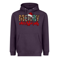 Plum merry christmas Heavyweight Hoodie - CowhideDigitalArt