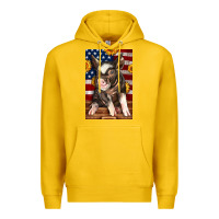 Lemon Western American Pig Premium Hoodie - LillyAllenDesigns