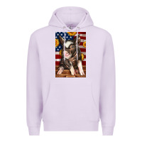 Lilac Western American Pig Premium Hoodie - LillyAllenDesigns