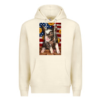 Sandshell Western American Pig Premium Hoodie - LillyAllenDesigns