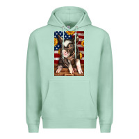 Seafoam Western American Pig Premium Hoodie - LillyAllenDesigns