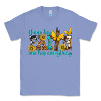 Colony Blue if one has faith one has everything Classic Tee - texasbilliewilder