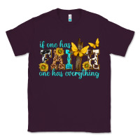 Plum if one has faith one has everything Classic Tee - texasbilliewilder