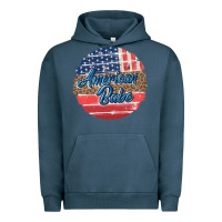 Pigment Midnight Navy leopard merica Urban Hoodie - MaliasSmallBusiness
