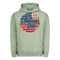 Pigment Oil Green leopard merica Urban Hoodie - MaliasSmallBusiness