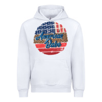 White leopard merica Urban Hoodie - MaliasSmallBusiness