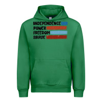Emerald indepence power freedom brave Urban Hoodie - MaliasSmallBusiness