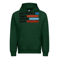 Forest Green indepence power freedom brave Urban Hoodie - MaliasSmallBusiness