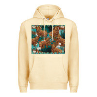 Pina Colada turquoises gemstones cowhide highlands cow Premium Hoodie - BarkalooDesign