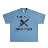 Pebble Blue Soldier First Class Urban Heavy Tee - Bettercallsaul