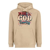 Mushroom This is god country 4th of july Heavyweight Hoodie - CowGirlArtShop