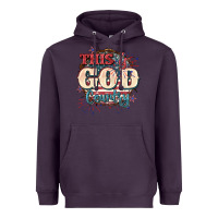 Plum This is god country 4th of july Heavyweight Hoodie - CowGirlArtShop