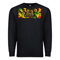 Black celebrate juneteenth libbey glass Premium Sweatshirt - HRA Design Shop