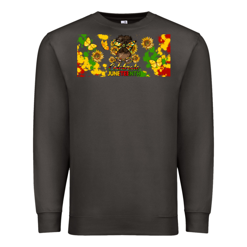 Celebrate Juneteenth Libbey Glass Premium Sweatshirt by HRA Design Shop | Teevron