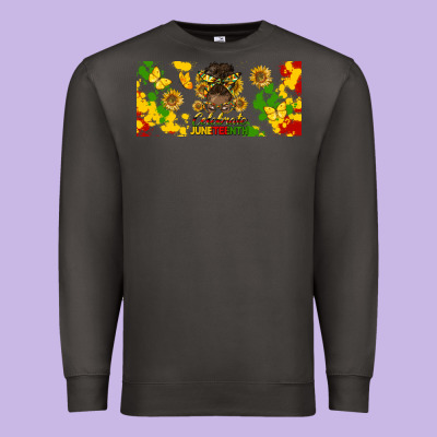 Celebrate Juneteenth Libbey Glass Premium Sweatshirt Designed By Hra Design Shop