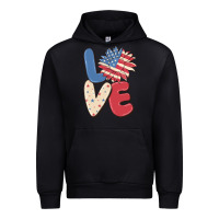 Black love 4th of july Urban Hoodie - MaliasSmallBusiness