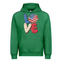Emerald love 4th of july Urban Hoodie - MaliasSmallBusiness