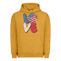 Pigment Peanut Butter love 4th of july Urban Hoodie - MaliasSmallBusiness