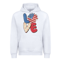 White love 4th of july Urban Hoodie - MaliasSmallBusiness