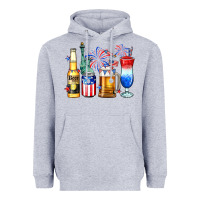 4th Of July American Drinks Heavyweight Hoodie | Teevron