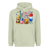 Matcha 4th of July American drinks Heavyweight Hoodie - Neo Western