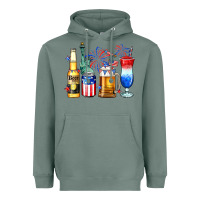 Sage 4th of July American drinks Heavyweight Hoodie - Neo Western