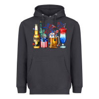 Smoke 4th of July American drinks Heavyweight Hoodie - Neo Western